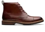 Clarks Shepton Mens Black Leather, 8 - Schwarz - 39,5