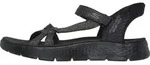 Skechers Go Walk Flex Sandal Illuminate Schwarz BBK Gr&ouml;&szlig;e EU 36 - Schwarz - 36