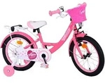 Volare Ashley Children's Bicycle - M&auml;dchen - 16 Zoll - Pink/Rot - Zwei Handbremsen -