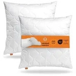 Kopfkissen 80 x 80 cm, 2er Set, Schlafkissen, 100% Mikrofaser, f&uuml;r Allergiker