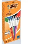 BIC 4 Colours Shine, Clip, Clip-on-Einziehkugelschreiber, Nachf&uuml;llbar, Schwarz,
