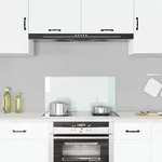 vidaXL K&uuml;chenr&uuml;ckwand Milchwei&szlig; 80x40 cm Hartglas - Wei&szlig;