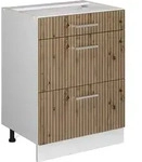 K&uuml;chenunterschrank Vicco R-Line Artisan-Eiche 60 cm mit Schubladen, ohne