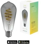 Hombli smarte Filament Gl&uuml;hbirne, ST64, E27, CCT, Smokey