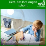 Philips Filament-Lampe, transparent, 40 W, A60 E27 x 3, 2,3 W, 40 W, E27, 485...