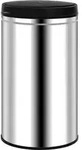 vidaXL Automatischer Sensor-M&uuml;lleimer 60 L Edelstahl - Silber