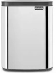 Brabantia BO M&uuml;lleimer 7 Liter Matt Steel Fingerprint Proof - Silber