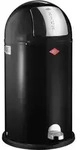 Wesco M&uuml;lleimer Kickboy, Abfallsammler, Tretabfallsammler, Stahlblech, Schwarz, 40