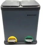 30 Liter M&uuml;lleimer 2 x 15 Liter Tretm&uuml;lleimer