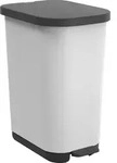 Rotho Abfalleimer 35 L RIBO - Treteimer Geruchsdicht - Abfallbeh&auml;lter 40,0 x 28,5 x