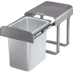 EKOTECH Einbau-Abfallsammler Aladin 40 Kunststoff Grau 1 x 16 Liter -...