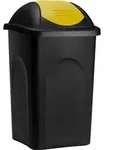 Stefanplast&reg; M&uuml;lleimer mit Schwingdeckel 60L Abfalleimer Geruchsarm K&uuml;che Bad