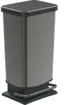 Rotho Abfalleimer 40 L Paso - Treteimer Geruchsdicht - Abfallbeh&auml;lter 35,3 x 29,5 x