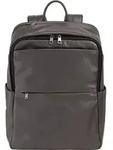 DuDu Sydney Daypack Leder 42 cm Laptopfach - Grau
