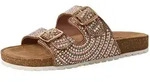Tamaris Damen Pantolette, rosa/pink(roseglam (586)), Gr. 37 - Pink - 37