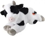 Wild Republic 26447 Ecokins Mini Kuh liegend Cow ca. 20cm Pl&uuml;sch - Wei&szlig;