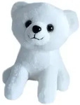 kuscheliger Eisb&auml;r Junior 13 cm Pl&uuml;sch wei&szlig; - Wei&szlig;
