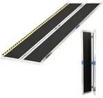 TRUTZHOLM Rollstuhlrampe 213 cm Traglast 272 kg Alu klappbar Antirutsch beschichtet