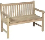 Bank SOLO, 2-Sitzer, 120 cm - Braun