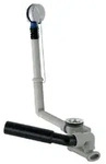 GE Badewannenablauf mit Ventilstopfen d52, mit Fertigbauset, DN40/50, chrg
