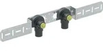 Geberit GE Mepla Anschlusswinkel, vormontiert, ged&auml;mmt, zweifach, d16mm x Rp 1/2, AD