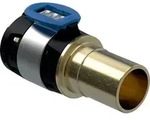 Geberit GE FlowFit &Uuml;bergang, Mapress RG+, mit Einschubende, d25 x 22mm, 1 Stk.