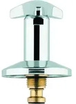 GROHE Oberteil f&uuml;r UP-Ventile DN 15 blau, chrom - 11501000 - Silber/Blau