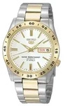 Seiko SNKE04K1 Bicolor Herrenuhr Seiko 5 Automatik - Wei&szlig;