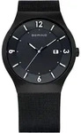 Bering Uhr - Solar Herrenuhr mit Saphirglas - Slim Solar Collection... - Schwarz