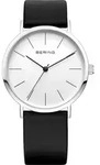 BERING Vintage Slim Herrenuhr schwarz/silber 13436-404 - Schwarz