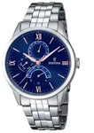 FESTINA Herren-Armbanduhr Retrograde Analog Quarz Edelstahl silber UF16822/3 - Silber