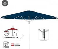 doppler 450701MWOV810, Doppler Telestar Sonnnschirm 500cm Blau