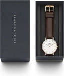 Daniel Wellington Uhr - Herrenuhr Bristol Rose Gold - 0109DW - Wei&szlig;