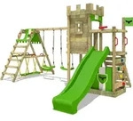 Ritterburg Fatmoose BoldBaron Boost XXL Kletterturm mit Surfanbau in Hellgr&uuml;n -