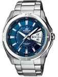 Casio Edifice Herren-Armbanduhr Analog Quarz EF-129D-2AVEF - Silber