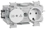 Hager GS12019016 Elektro-Sockelleisten-Zubeh&ouml;r Steckdosencontainer Wei&szlig; 1 St. -