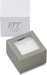 ETT Herrenuhr EGS-11247-22M, Funk, Solar, analog mit Datum, Edelstahl - Grau