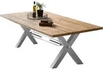 SIT M&ouml;bel Esstisch 200 x 100 cm | Tischplatte 40 mm | Wildeiche natur |...