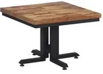 vidaXL Couchtisch 55x55x40 cm Recyceltes Massivholz Teak - Braun