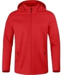 JAKO Damen Hybridjacke Corporate, Farbe:schwarz, Gr&ouml;&szlig;e:34 - Rot - 140