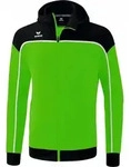Erima Change By Erima Trainingsjacke mit Kapuze Gr&uuml;n/Schwarz/Wei&szlig; Junior - Gr&uuml;n -