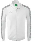 Erima Essential Team Track Top Jacke Wei&szlig;/Monument Grey Junior - Wei&szlig; - 128