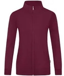 Jako Doubletex Sweatjacke Damen - Maroon - bordeaux - 48