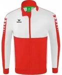 Erima Six Wings Worker Jacke Rot/Wei&szlig; Junior - Rot - 116