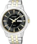 Citizen Herren-Uhr Sporty Analog Quarz Edelstahl-Armband BF2018-52EE - Gold