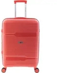 Gladiator 3800 4 Rollen Trolley 67 cm mit Dehnfalte - Koralle