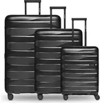 Bergpfeil Travel Trolley Set 3-teilig Black Night Metallic schwarz 55cm -...