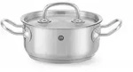 HENDI Bratentopf m/Deckel Edelstahl 280x120 mm 7,4 l Kitchen Line - Silber