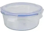 Frischhaltedose, Glas, ca. 950 ml - Transparent/Blau
