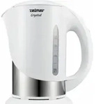 Zelmer ZCK7630W, 1,7 l, 1850 W, Silber, Wei&szlig;, Kunststoff, Wasserstandsanzeige,